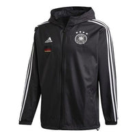 adidas Germany National Team Logo Soccer/Football Sports Jacket Black FI1472