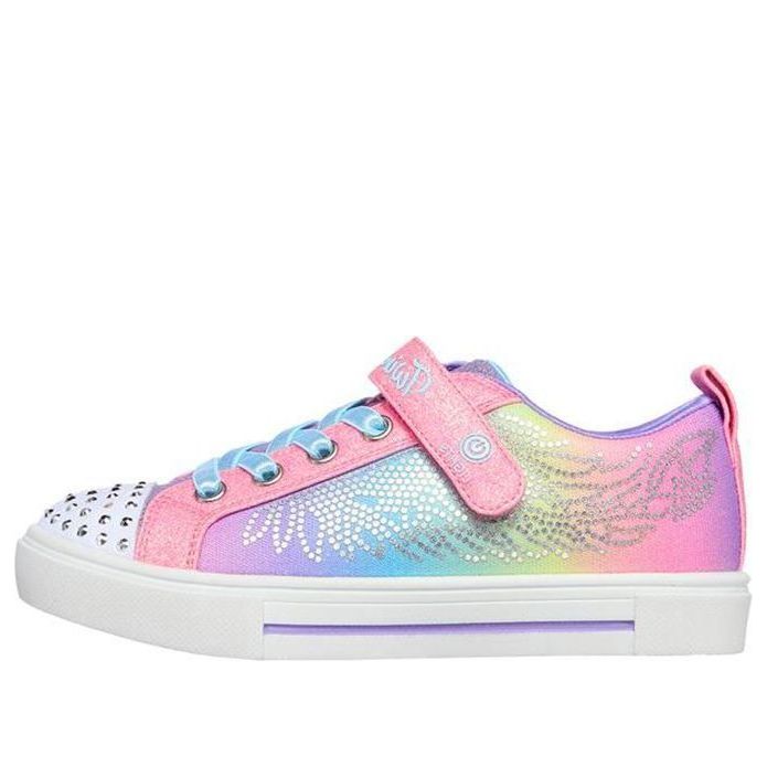 (GS) Skechers Twinkle Sparks 'Pink Blue White' 314797L-HPMT