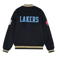 Mitchell & Ness x Nba Hardwood Classics Wool Varsity Jacket 'LA Lakers' OJBF5376-MLAYYPPPBLCK