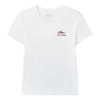 (WMNS) FILA Jagger Sports Short Sleeve White F11W028176F-WT