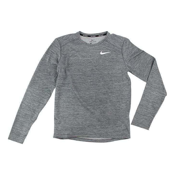Men's Nike Gym Running Sports Long Sleeves Gray T-Shirt BV4754-068