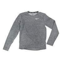 Men's Nike Gym Running Sports Long Sleeves Gray T-Shirt BV4754-068