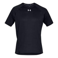 Men's Under Armour Qualifier Running Training Sports Short Sleeve Black 1326587-001
