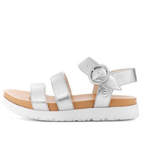 (PS) UGG Leedah Sandal 'Silver Metallic'  1117238K-SLVM