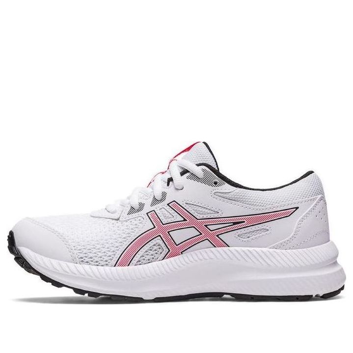 (GS) ASICS Contend 8 'White Electric Red' 1014A259-103