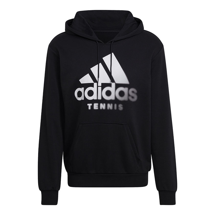 adidas Tennis Graphic Hoodie 'Black' HC7819