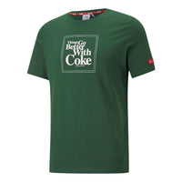PUMA X Coca Cola Graphic Tee 'Green' 536158-95