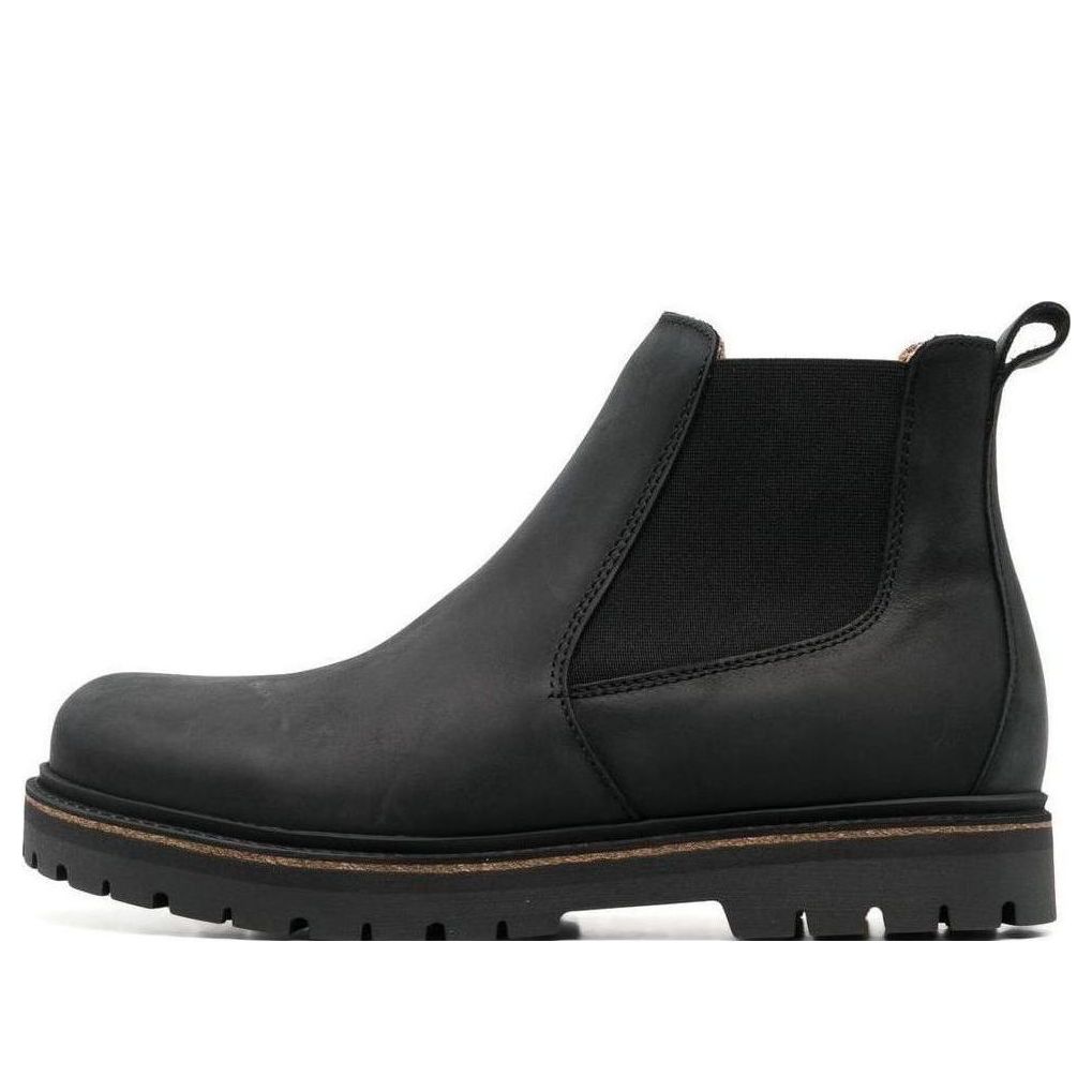 Birkenstock Stalon Natural Leather Nubuck 'Black' 1017317