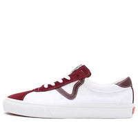 Vans Sport Lightweight Breathable Low Top Casual Skate Shoes White Red VN0A4BU69YI