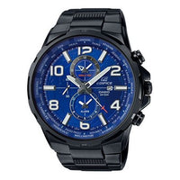 Men's CASIO EFDIFICE Series Black EFR-302BK-2A Mens Blue Analog EFR-302BK-2A2021