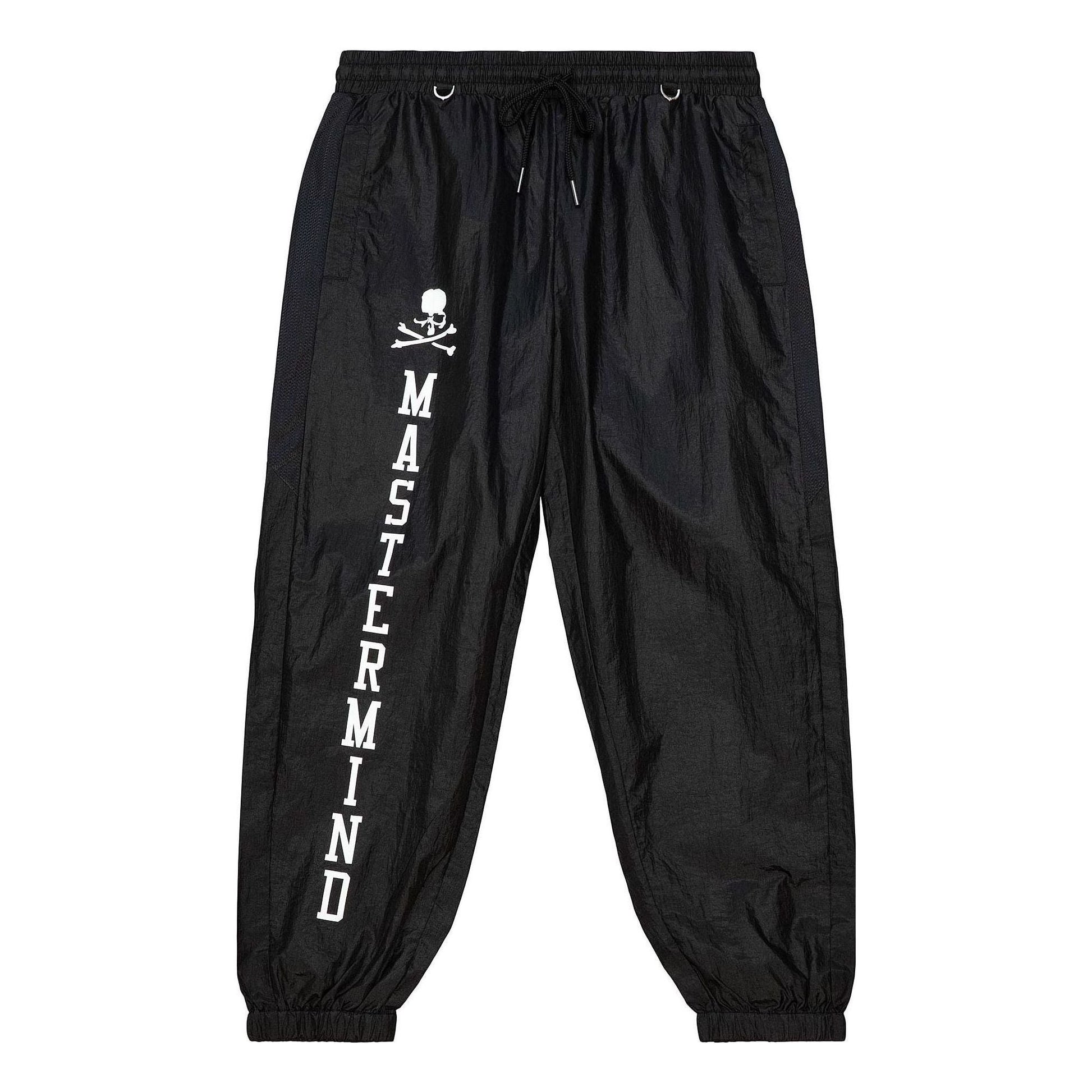 Mitchell & Ness x MasterMind FW22 World Nylon Pants 'Black' PWUP5244-CLBYYPPPBLCK
