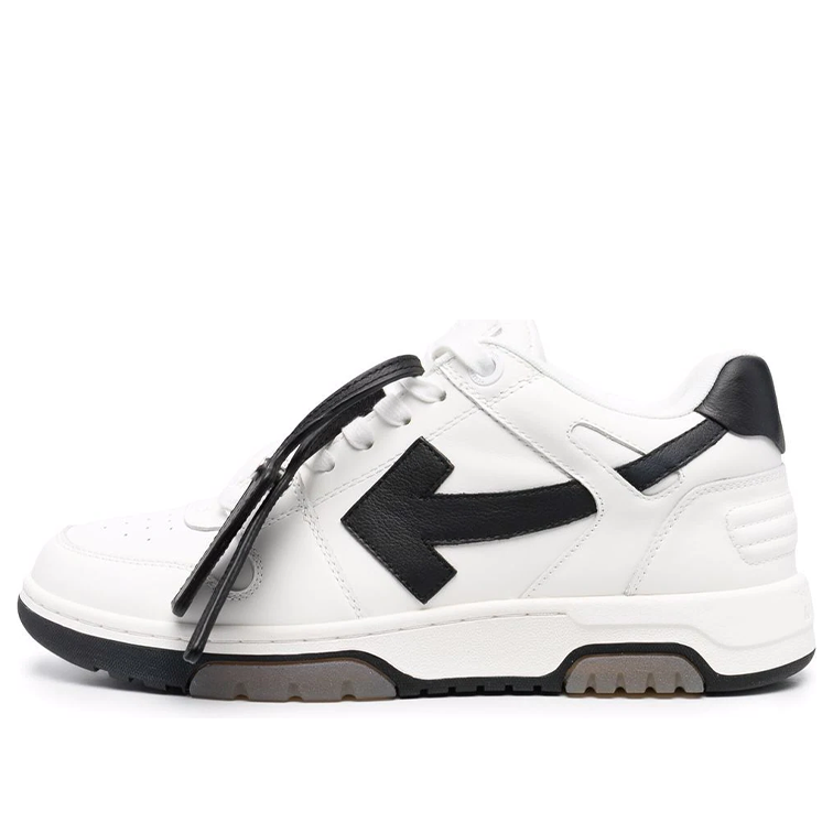 Off-White Out Of Office Low-Top Sneakers 'White Black' OMIA189C99LEA0010110