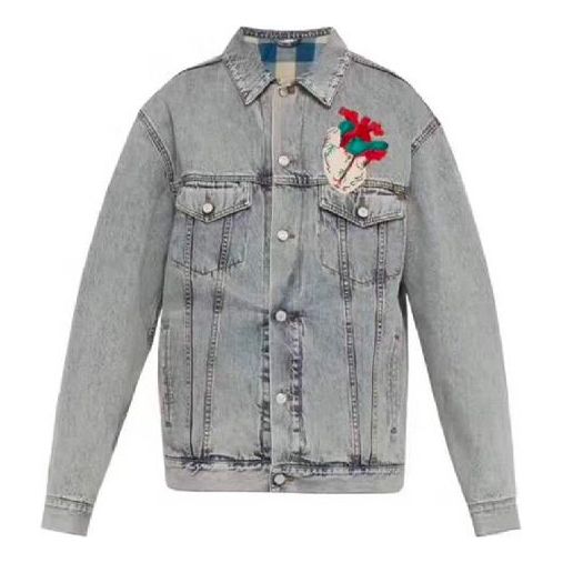 Gucci Bleached Denim Jacket 'Light Blue' 548722-XDAK4-4048