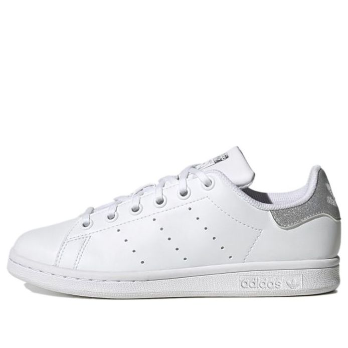 (GS) adidas Stan Smith J 'Glitter Heel Patch' FW1129