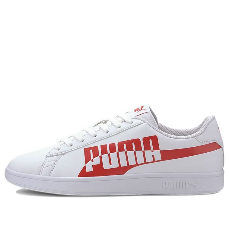 PUMA Smash v2 Max White/Red 371135-03