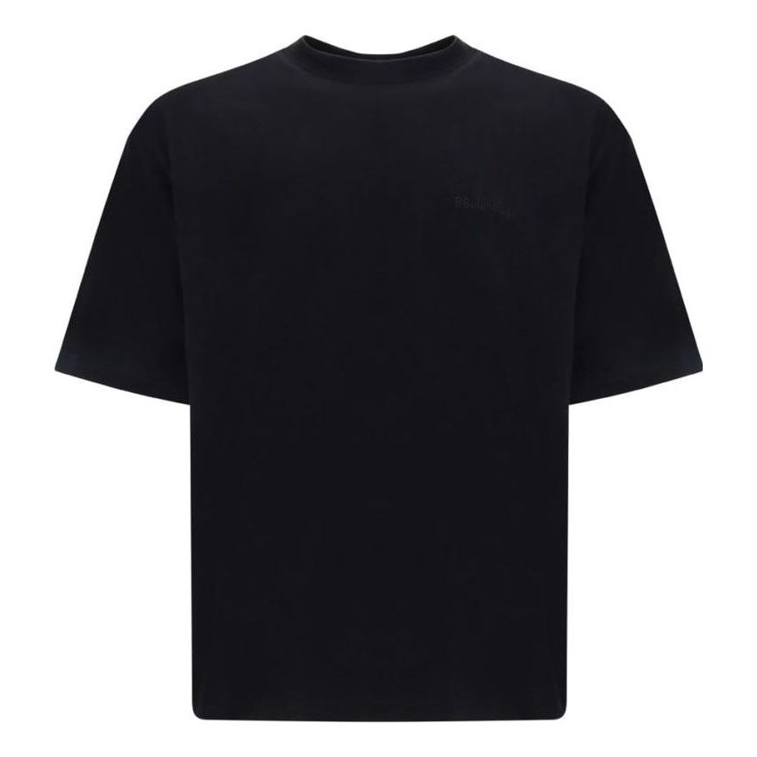Balenciaga BB Corporate T-shirt Medium Fit 'Black' 612966TJV878190