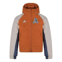 adidas Outdoor protection against cold Stay Warm hooded down Jacket Khaki Brown FM2874