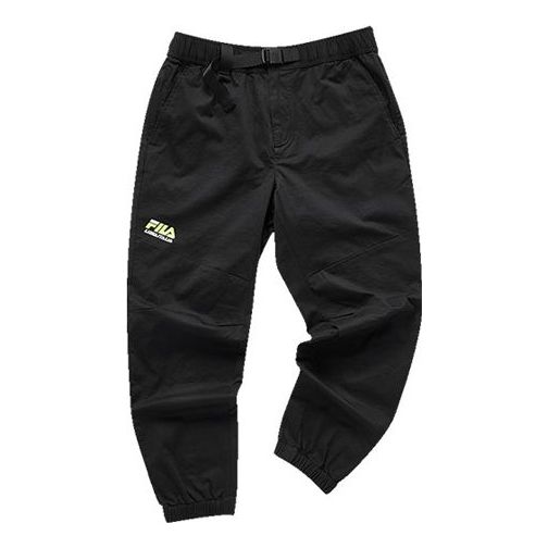 FILA FUSION Woven Casual Sports Pants Black T11M026802F-BK