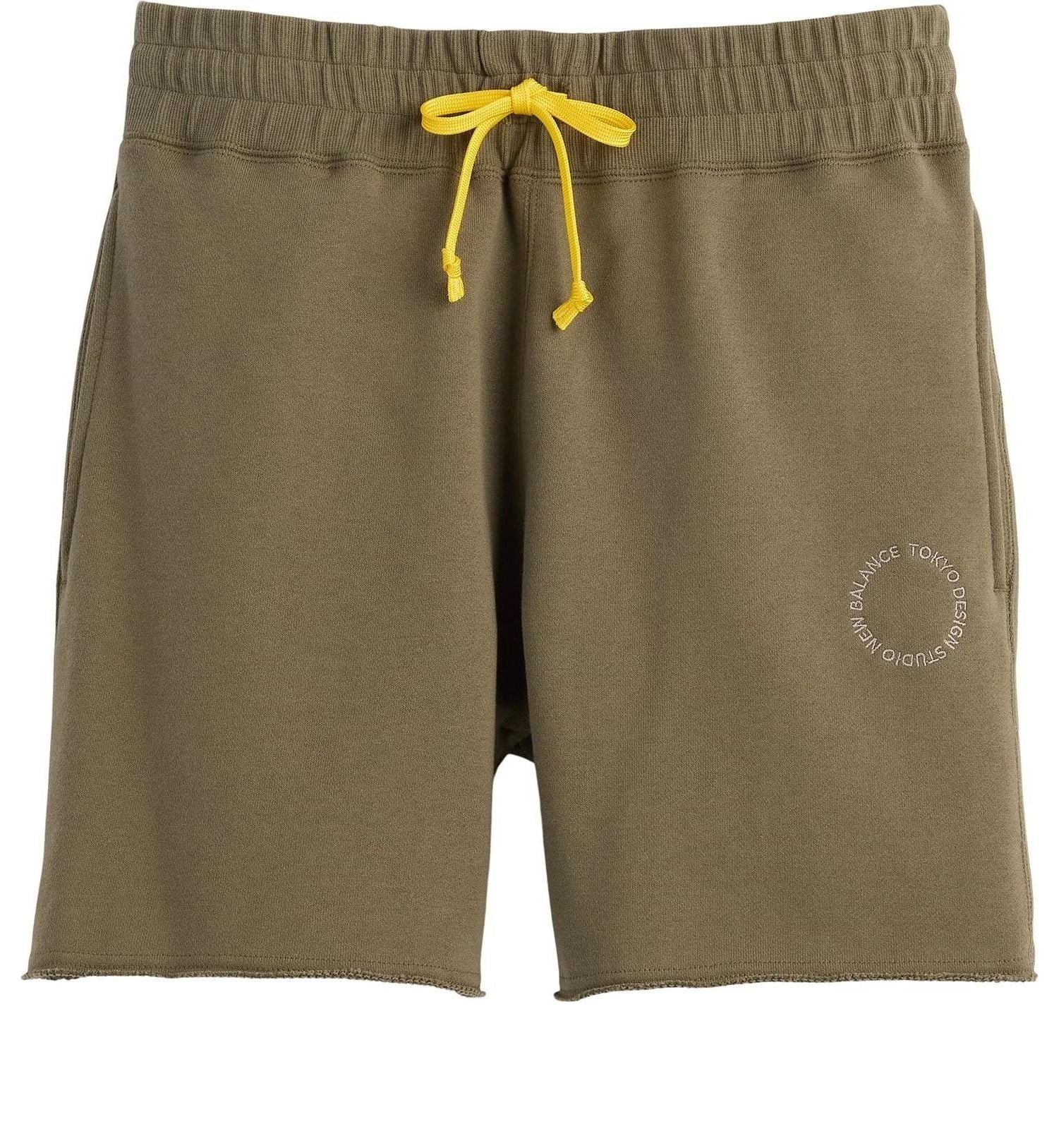 TOKYO DESIGN STUDIO New Balance Cotton Cordura French Terry Shorts Asia Sizing 'Covert Green' US45171-CGN