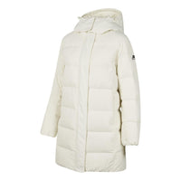 (WMNS) Skechers BASIC Long Down Jacket 'White' P423W085-0211