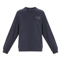 Men's Y-3 Chest Small Logo Casual Knit Black FR2393