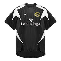 Balenciaga Soccer T-Shirt 'Black/White' 641665TJV051070