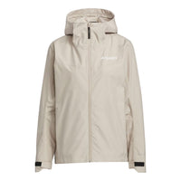 (WMNS) adidas Terrex Rain.Rdy Transitional Jacket 'Beige' IL8906