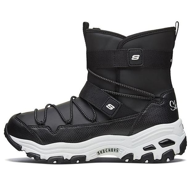(GS) Skechers DLites Boots 'Black' 664097L-BLK