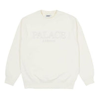 PALACE Classic Minimalistic Alphabet Logo Round Neck White P20CS112