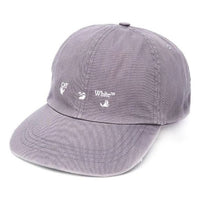 Off-White Logo Baseball Cap 'Grey' OMLB022E20FAB0010601