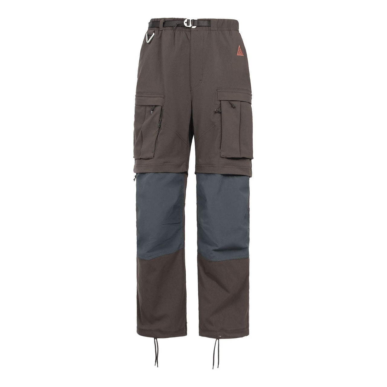 Men's Nike ACG 2 In 1 Waterproof Functional Multiple Pockets Casual Bundle Feet Long Pants/Trousers Brown CV0655-220