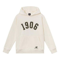New Balance Logo Print Hoodie Asia Sizing 'White' AMT23333-CIC