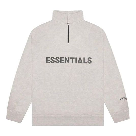 Fear of God Essentials FW20 Half Zip Pullover 'Oatmeal' 0192250500233260