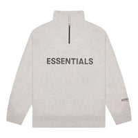 Fear of God Essentials FW20 Half Zip Pullover 'Oatmeal' 0192250500233260