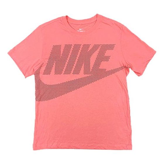 Nike Casual Sports Logo Printing Short Sleeve Red AT2734-823