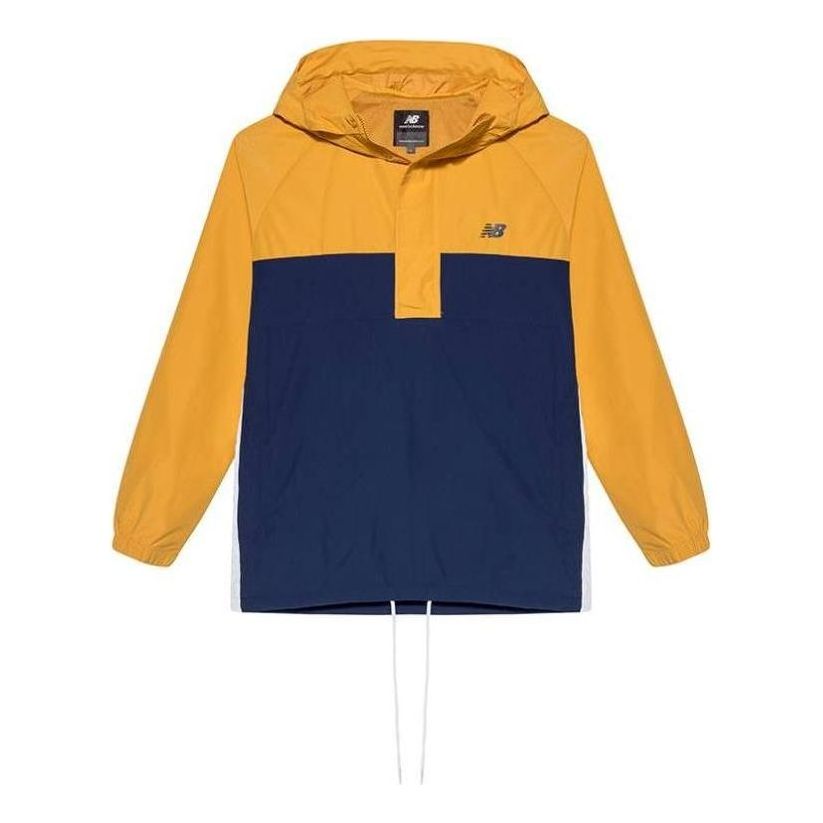 New Balance Fleece Windbreakers Asia Sizing 'Yellow Blue' NA83N033-MY