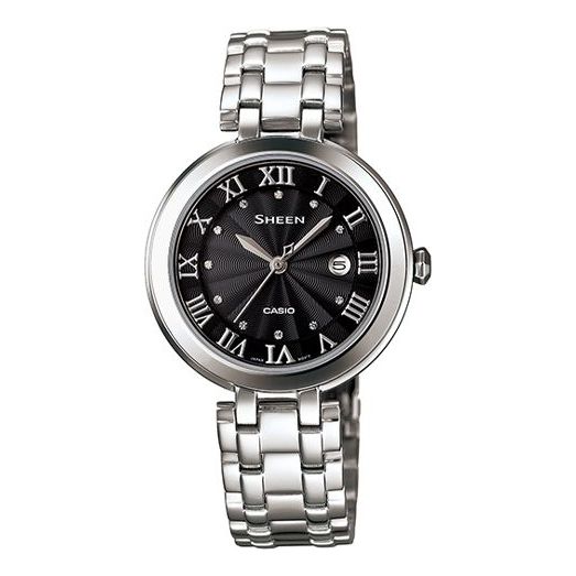 CASIO Waterproof Black/ Silver Analog SHE-4033D-1AU