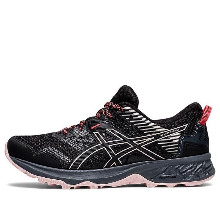 (WMNS) ASICS Gel-Sonoma 5 D Wide 'Black Grey Orange' 1012A569-001