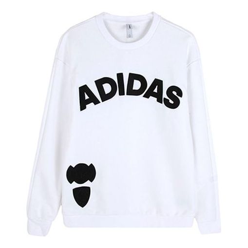 adidas neo M Cs Sports Round Neck Pullover White DX0655