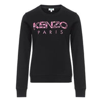 KENZO Logo Round-Neck Sweatshirt Black F96-2SW707-962-99