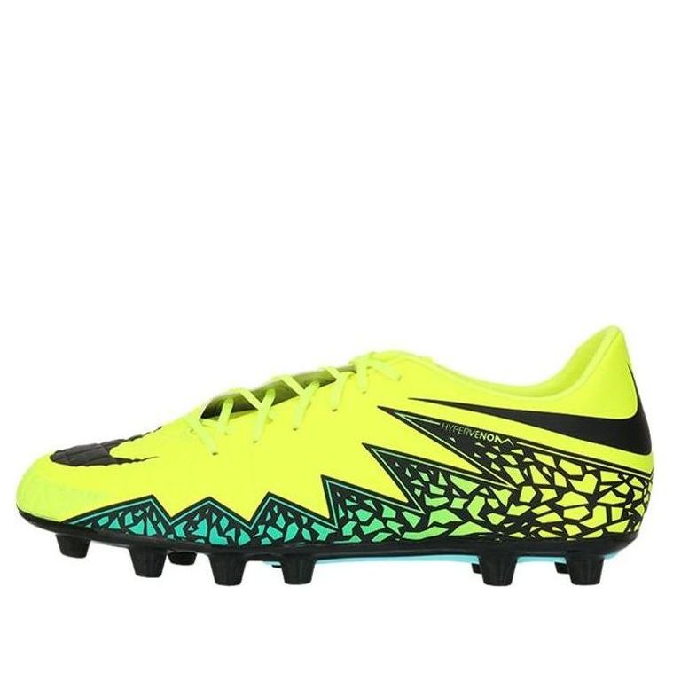Nike Hypervenom Fatal 2 HG Hard Ground Hard Court Soccer Cleats/Football Boot Green Black 749894-703