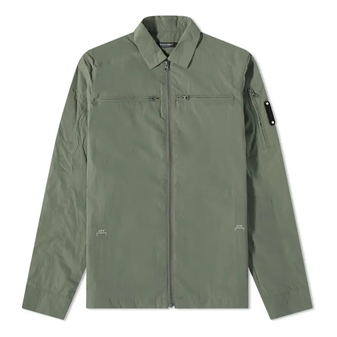A-COLD-WALL* Gaussian Overshirt 'Military Green' ACWMSH068-MLGR
