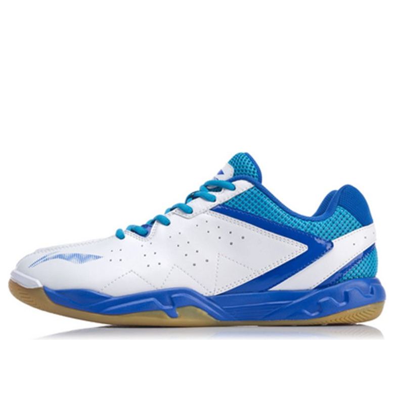 Li-Ning Badminton Training Shoes 'White Blue' AYTP061-2