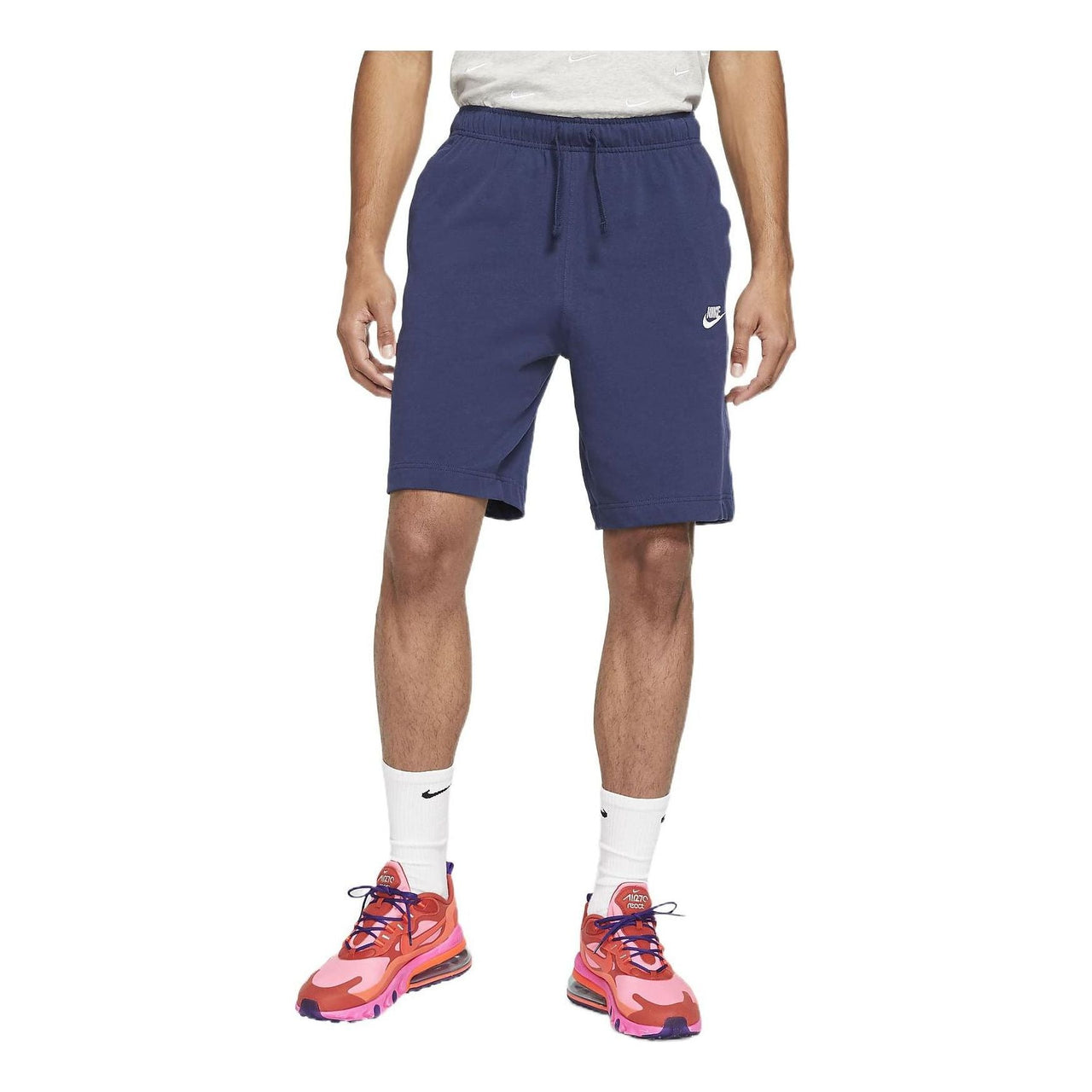Men's Nike Printing Logo Casual Blue Shorts BV2773-410