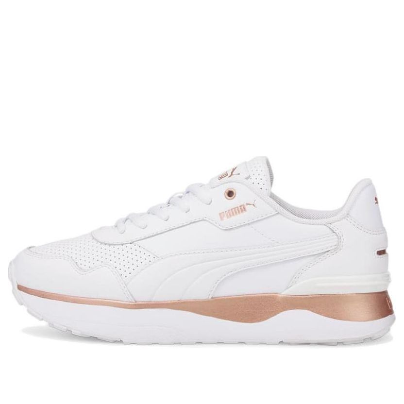 (WMNS) PUMA R78 Voyage Premium Leather 'White Rose Gold' 383838-03