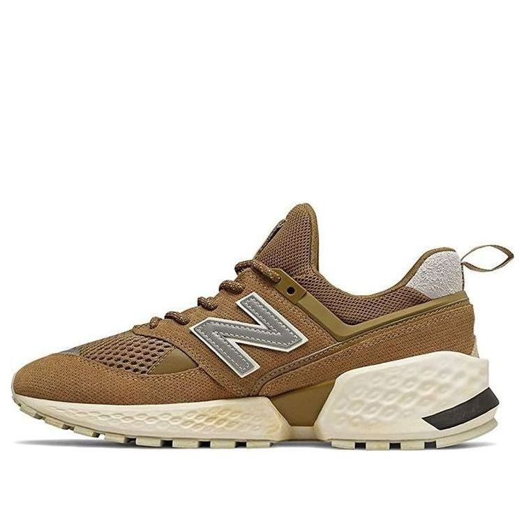 New Balance 574 Sport Series Non-Slip Breathable Low Tops Sports Brown MS574AFB