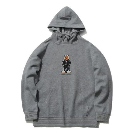 Li-Ning Wade Cartoon Graphic Hoodie 'Grey' AWDR081-2