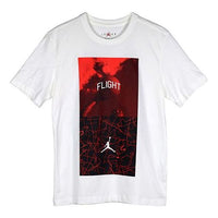 Air Jordan Photo Print Short Sleeved T White BV5459-100