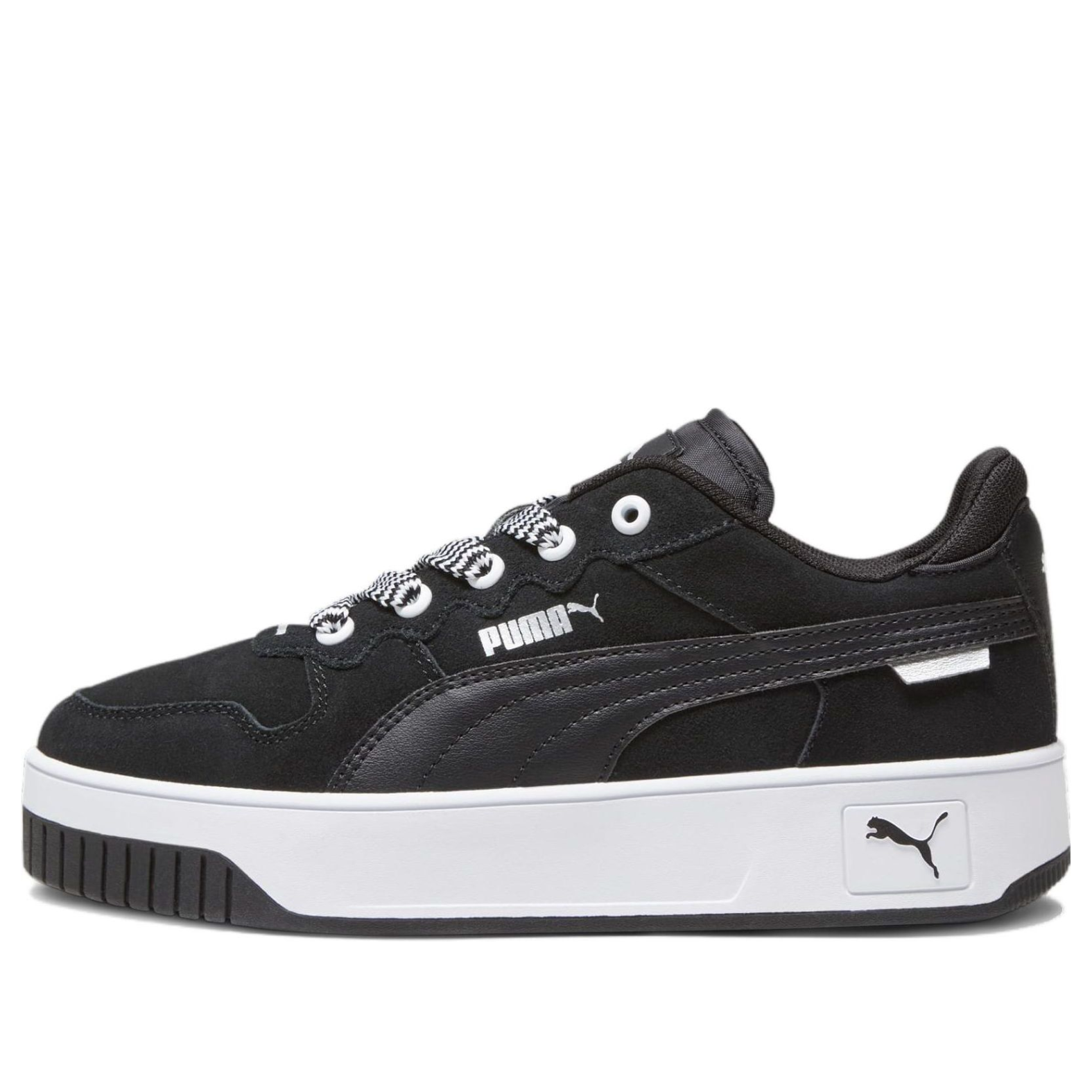 (WMNS) PUMA Carina Street Thick Laces 'Black' 392507-01