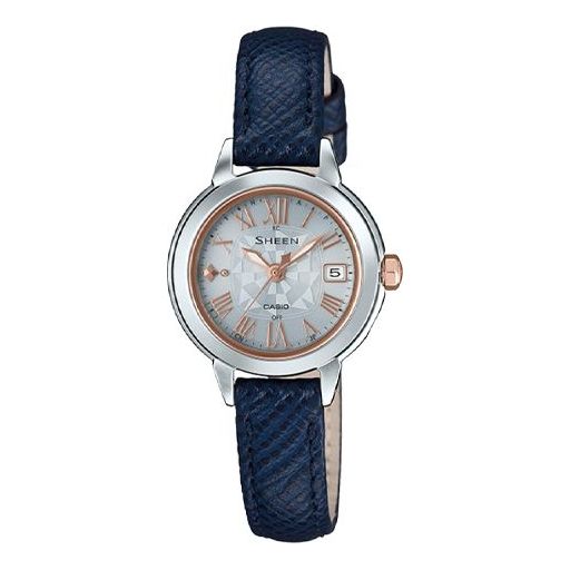 (WMNS) CASIO SHEEN Series Analog 'Blue' PEACH-GOLD-SHW-5000LTD-7A22021
